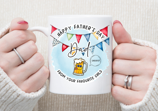 From Your Favourite Child Father's Day Mug