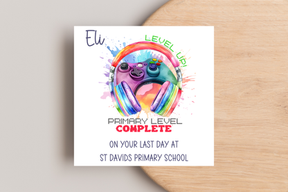 Personalised Primary Level Complete School Leavers Card