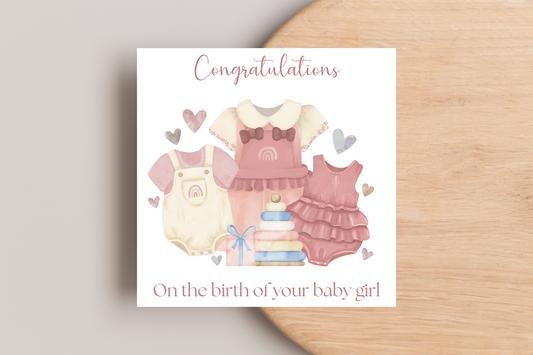 Congratulations on the Birth of Your Baby Card