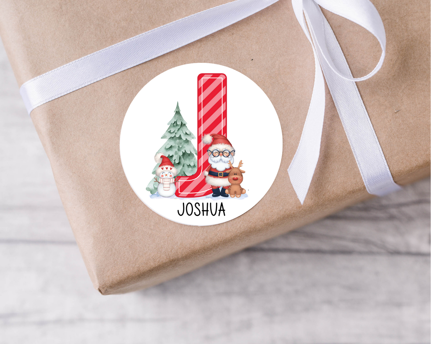 Personalised Santa Christmas Present Labels