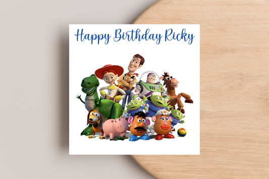 Personalised Toy Story Birthday Card