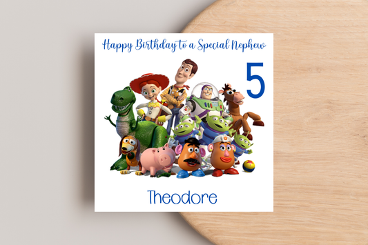 Personalised Toy Story Birthday Card