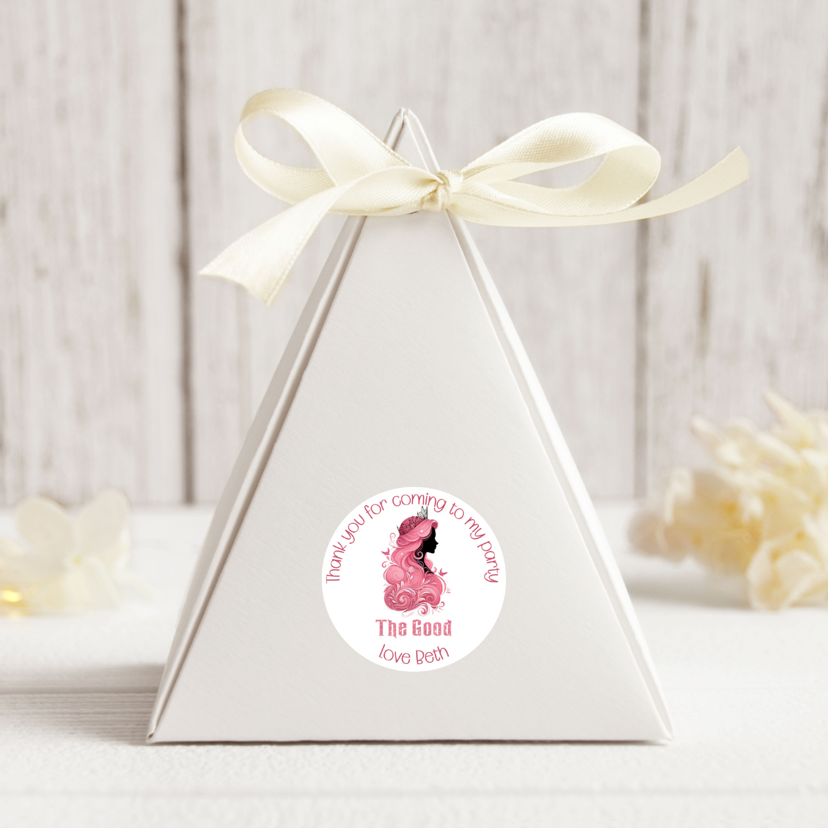 24 X Wicked Thank You For Coming To My Party Stickers: Personalise Your Party Favours!