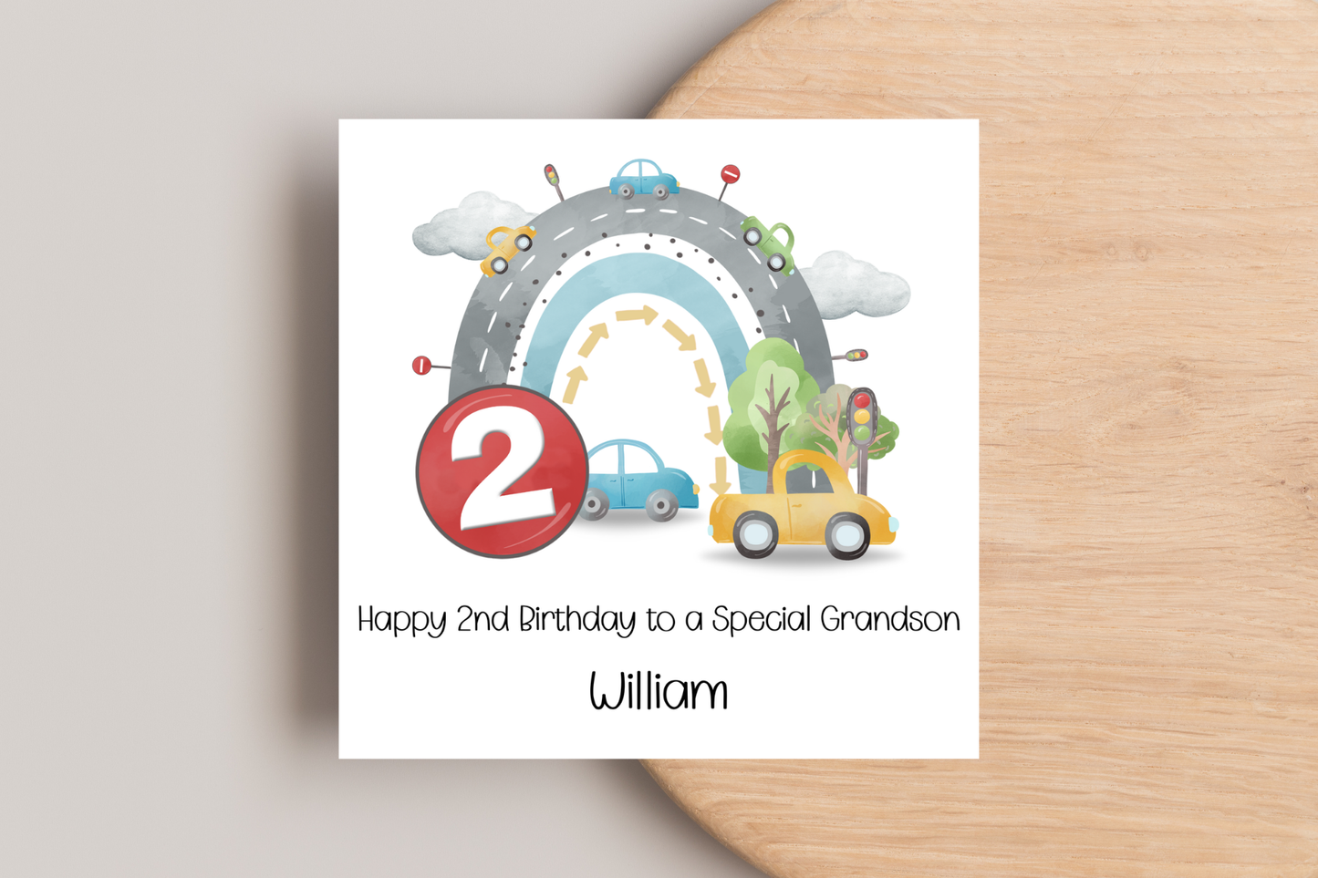 Personalised Vehicle Birthday Card