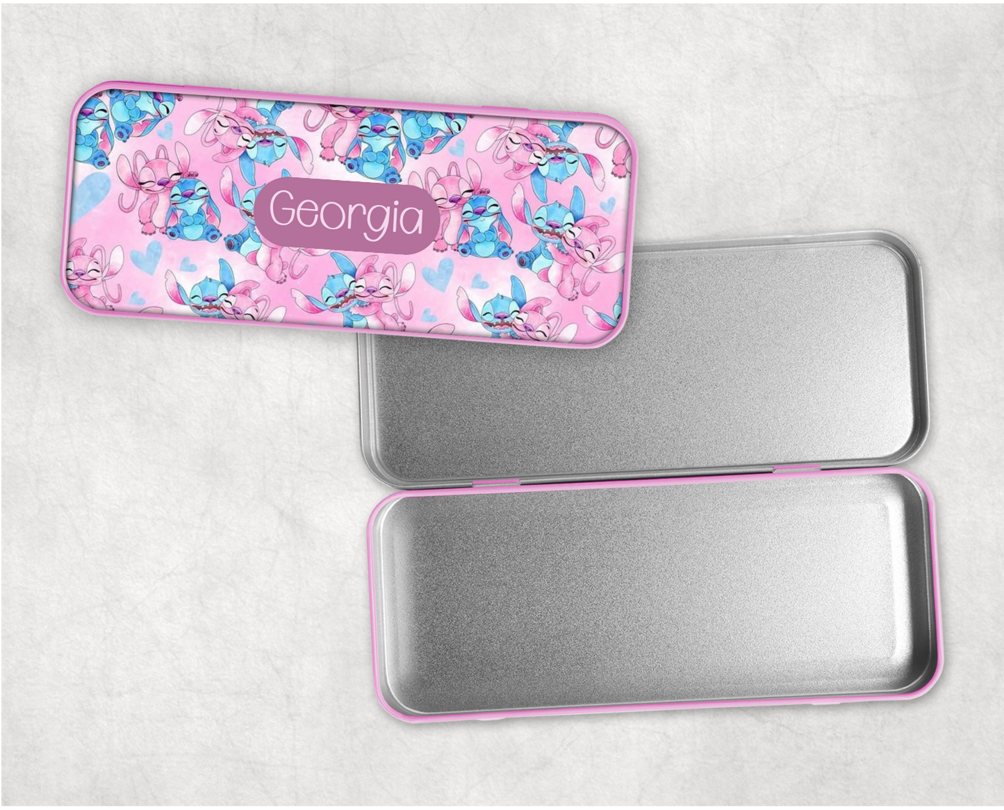 Personalised Stitch Pencil Tin