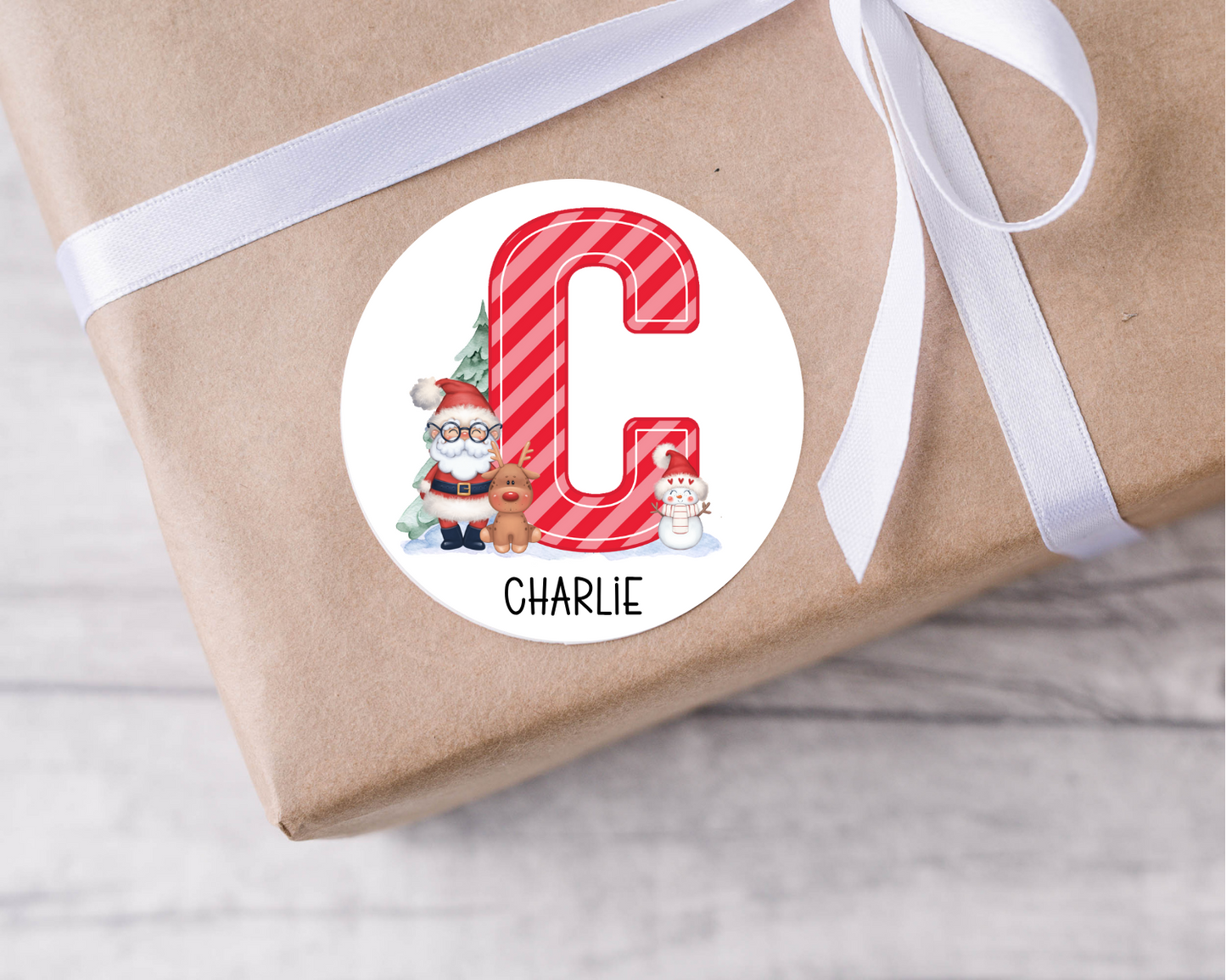 Personalised Santa Christmas Present Labels