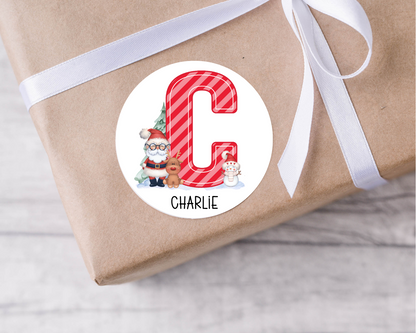 Personalised Santa Christmas Present Labels