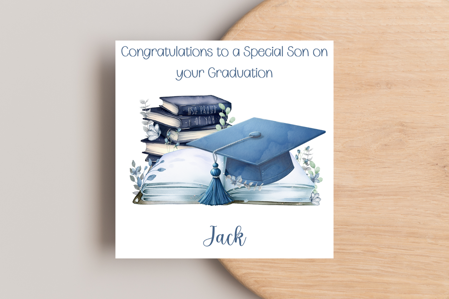 Personalised Proud of you Graduation  Card