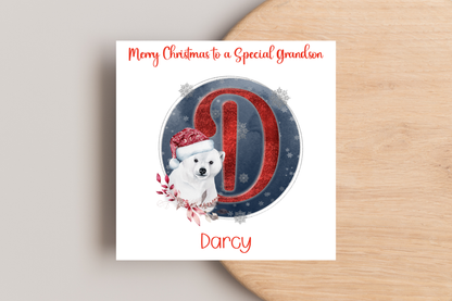 Personalised Polar Bear Christmas Card