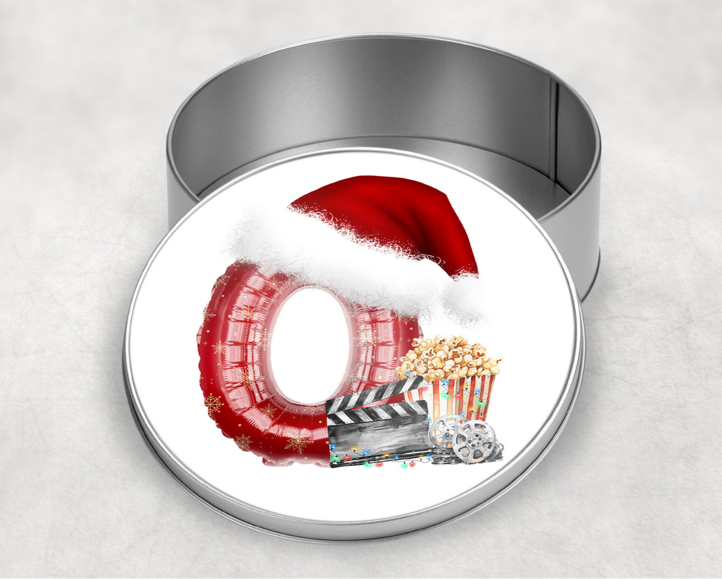 Personalised Christmas Movie Treat Tin
