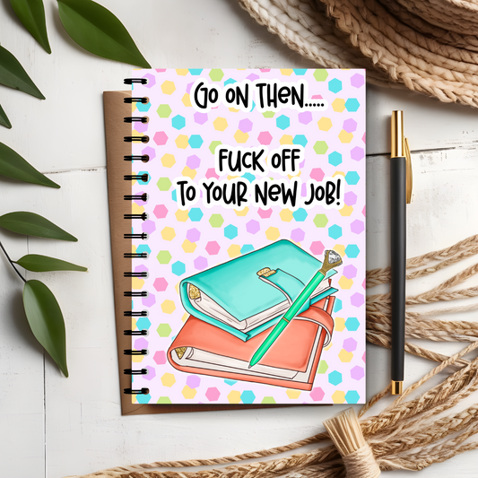 Funny Notebook Leaving Gift