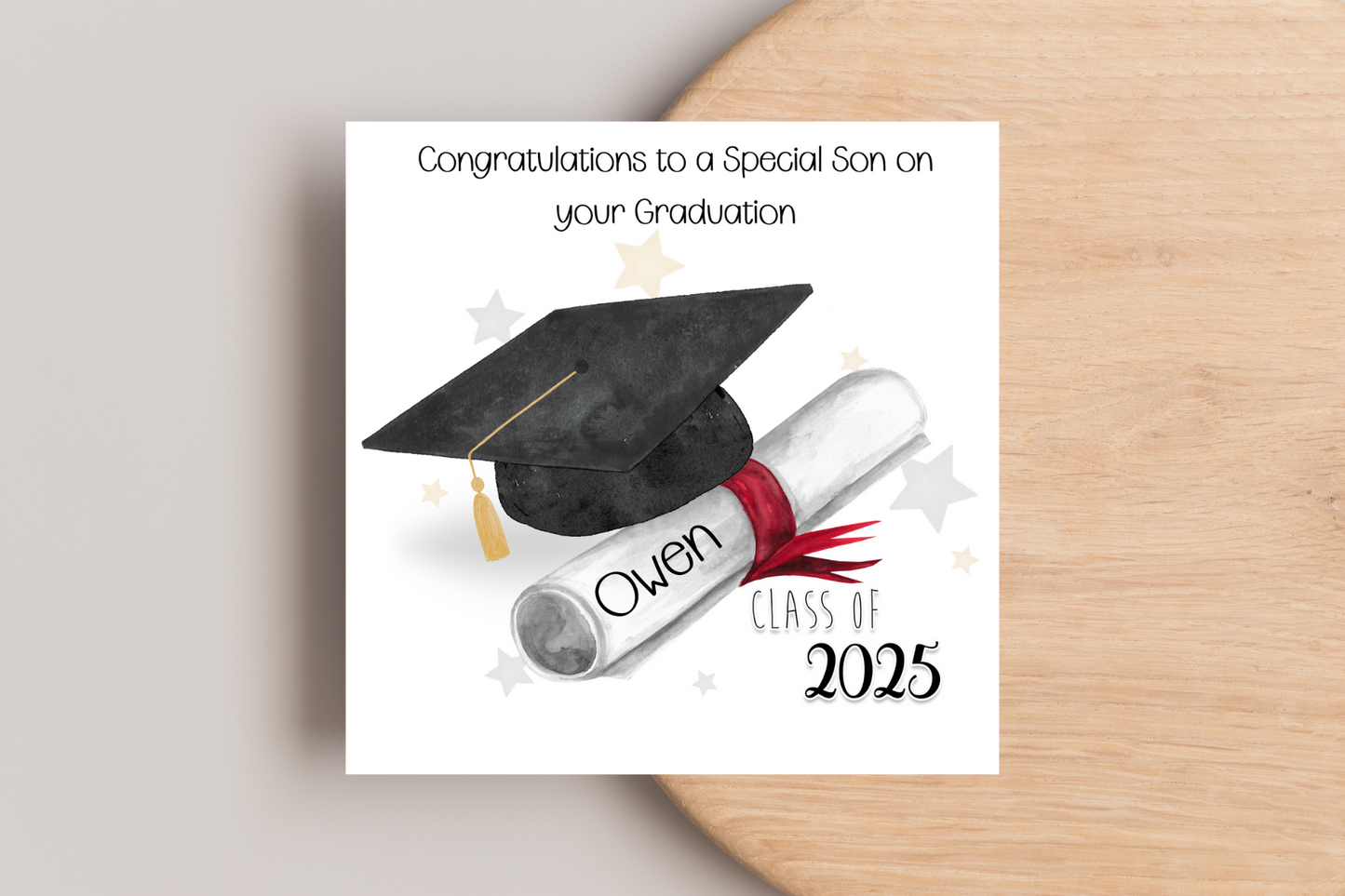 Personalised Congratulations Graduation Card 2025