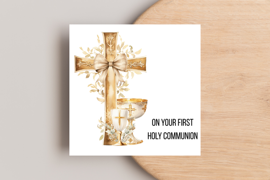 First Holy Communion Card