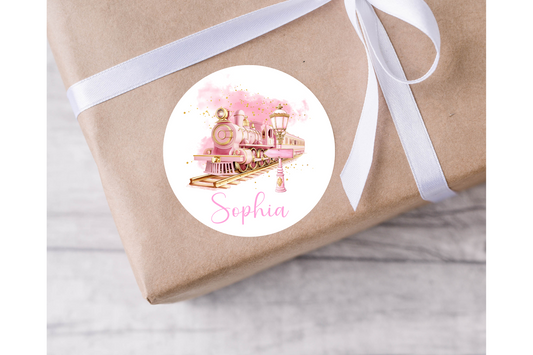 Personalised Christmas Express Christmas Present Labes