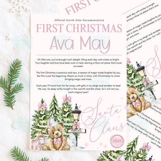 Personalised First Christmas Letter From Santa