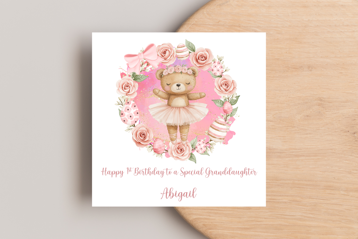 Personalised Ballet Birthday card