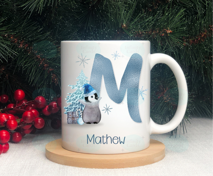 Personalised Penguin Mug