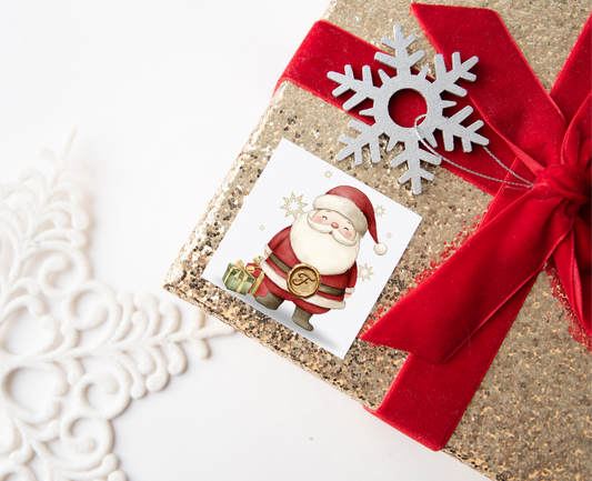 Personalised Initial Santa Christmas Present Labels