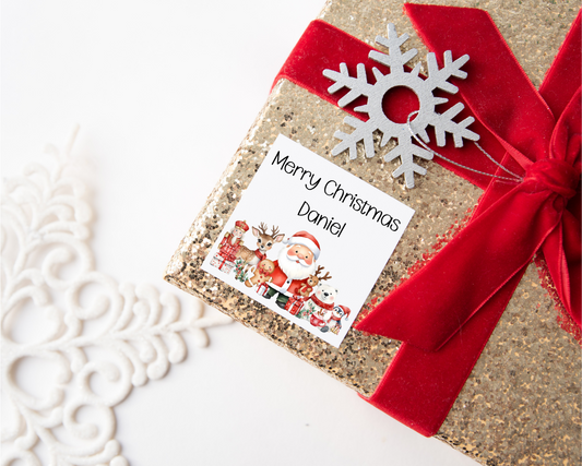 Personalised Santa Christmas Present Labels