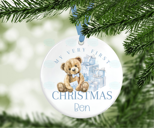 My Very First Christmas Personalised Christmas Bauble