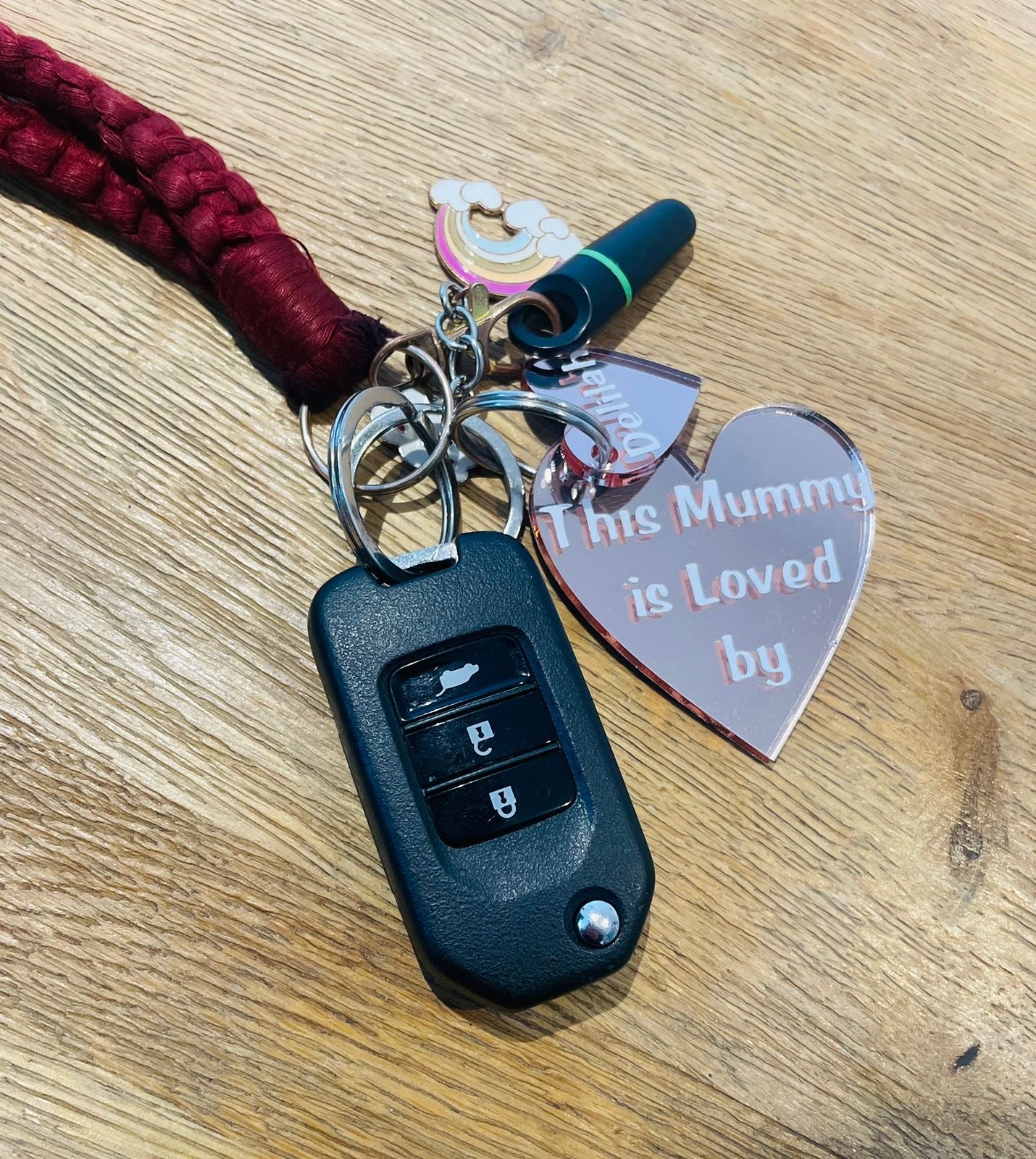 Loved by keyring