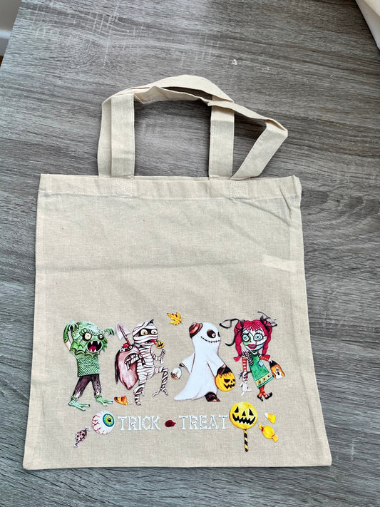 Personalised Trick or Treat Halloween Bag