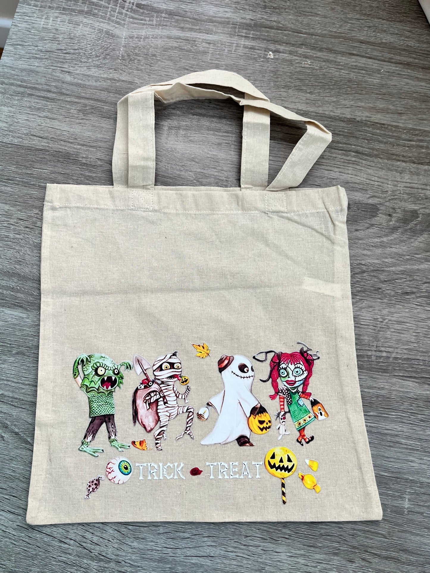 Personalised Trick or Treat Halloween Bag