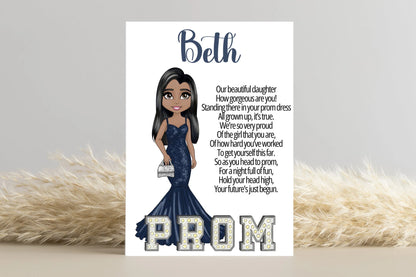 Personalised Prom Card for Daughter