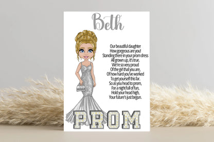 Personalised Prom Card for Daughter