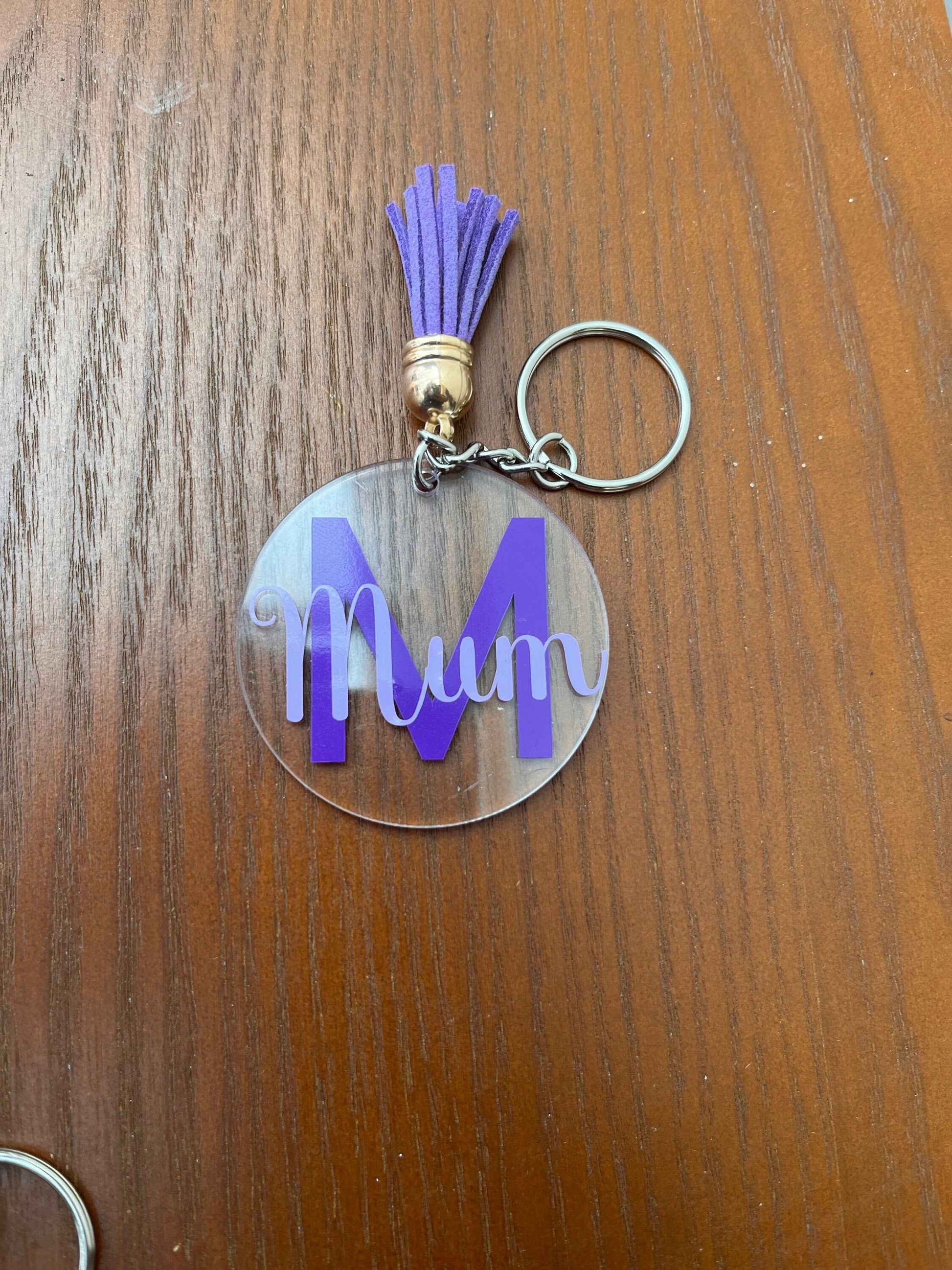 Personalised Initial and Name Keyring | Customisable | Quality and Unique