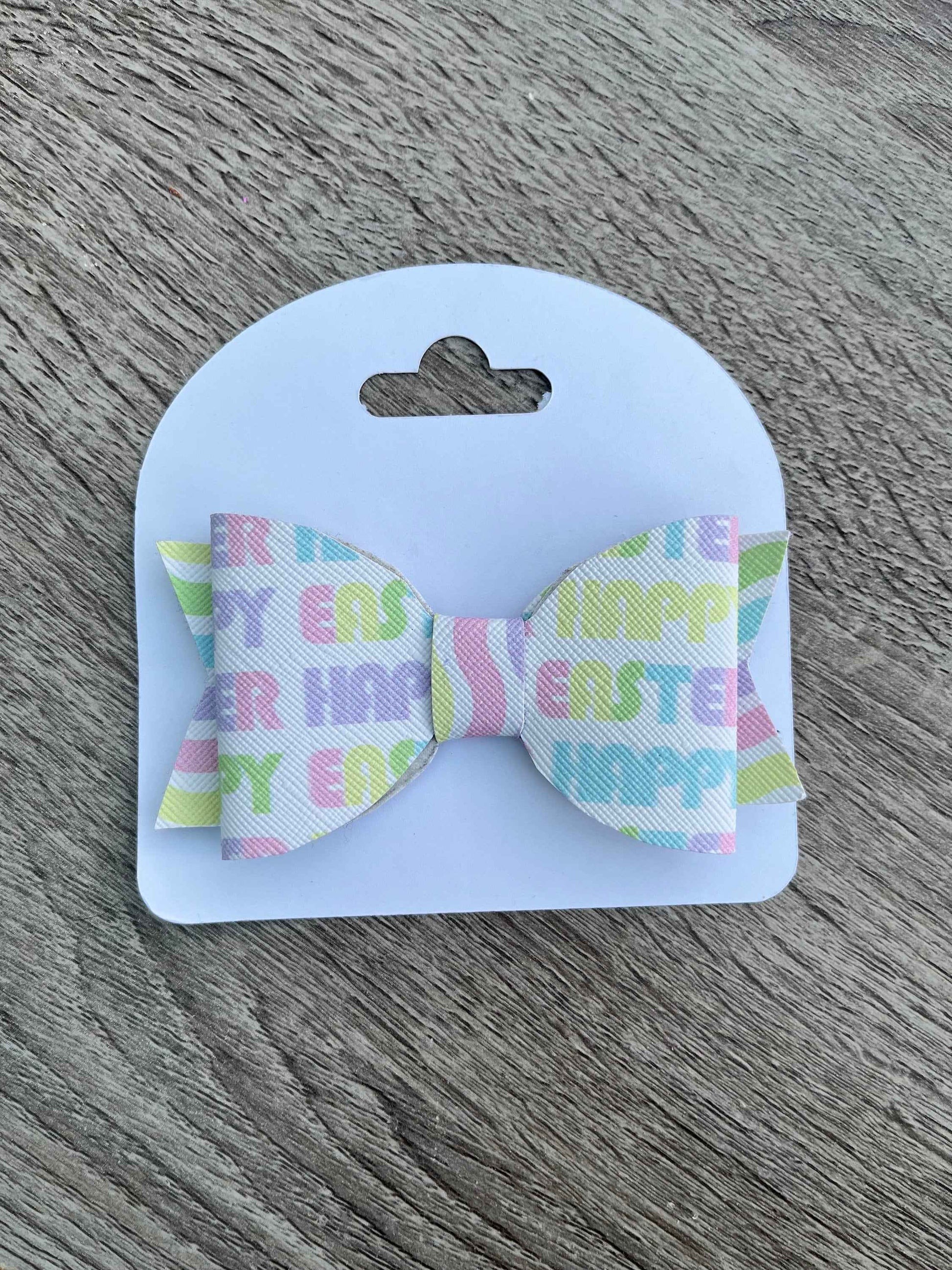 Happy Easter Girls Hair Bow